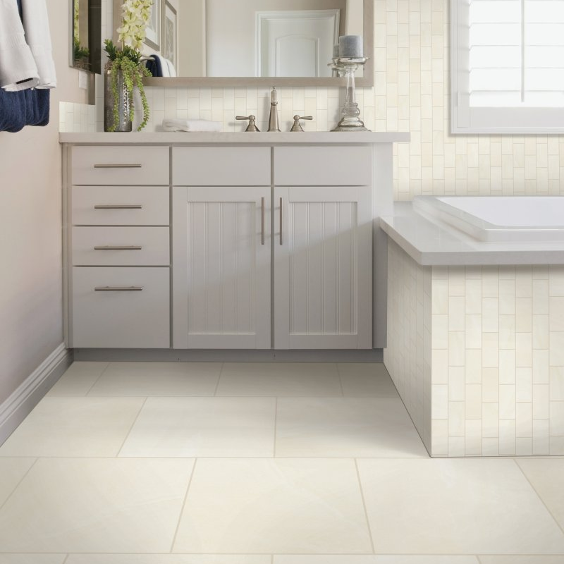 Expressive Flooring providing tile flooring solutions in Peachtree, GA - Grand Boulevard-  Simple White Polish