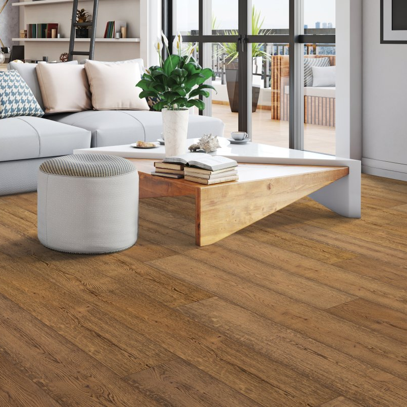 Expressive Flooring providing affordable luxury vinyl flooring in Peachtree, GA - Monroe Gardens - Smoked Bourbon